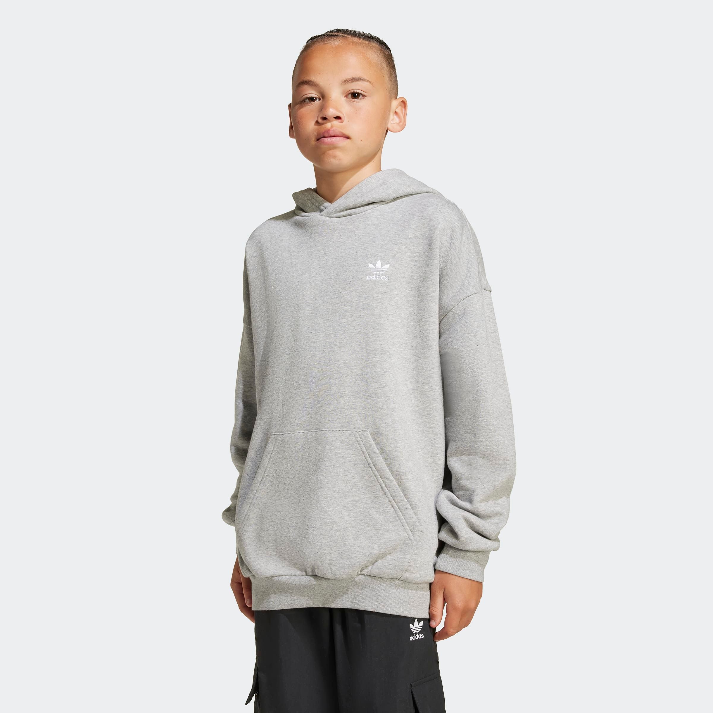 adidas Originals Kapuzensweatshirt KIDS FLEECE-HOODIE, LOCKER GESCHNITTEN
