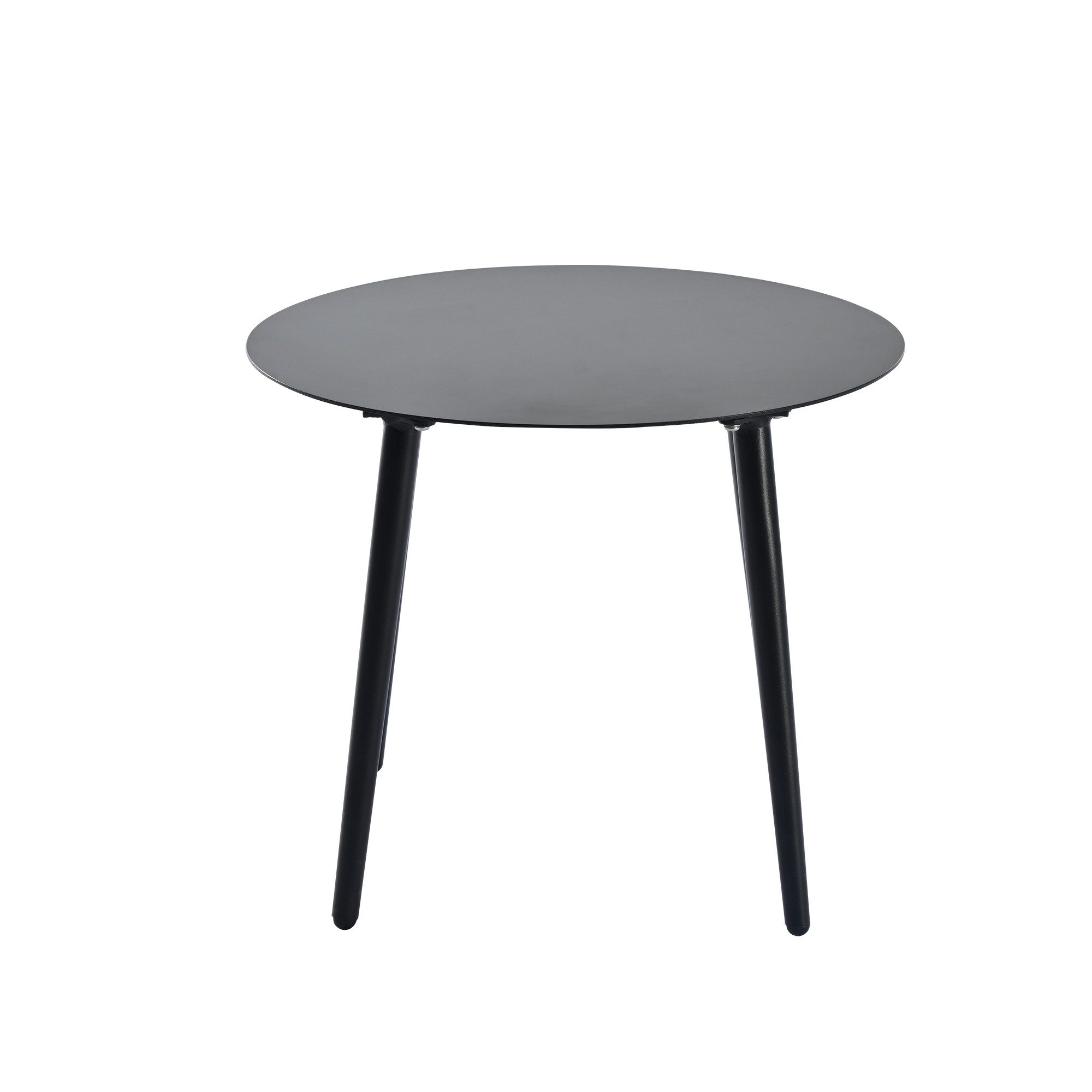 Sitzgruppe, (3-tlg., Gartenmöbel-Set mit Couchtisch und 2 Stühlen), Sitzgarnitur aus Aluminium, Sitze aus Polyrattan, für Balkon Terrasse