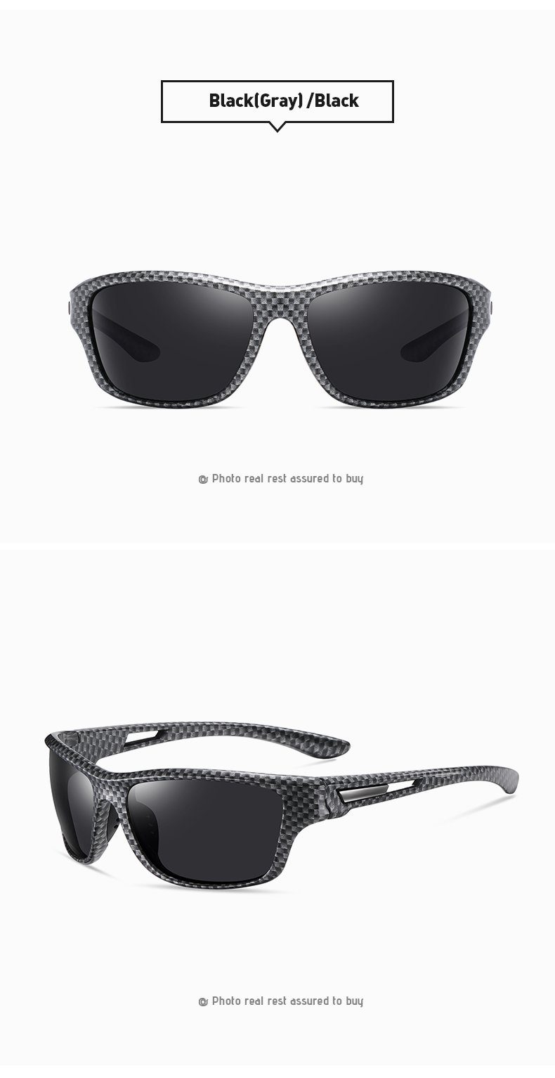 Herren PACIEA PACIEA schwarz-weiß Damen Fahrradbrille Unisex polarisiert Fahrradbrille Sportbrille