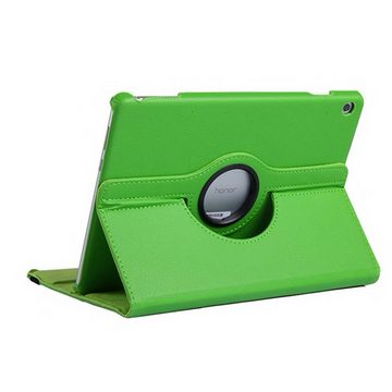 Wigento Tablet-Hülle Für Apple iPad Pro 11.0 Zoll 2018 / iPad Air 2020 4. Gen./ Air 2022 360 Grad Hülle Cover Tasche Grün Kunst Leder Case Neu + 0,4 mm Hart Glas