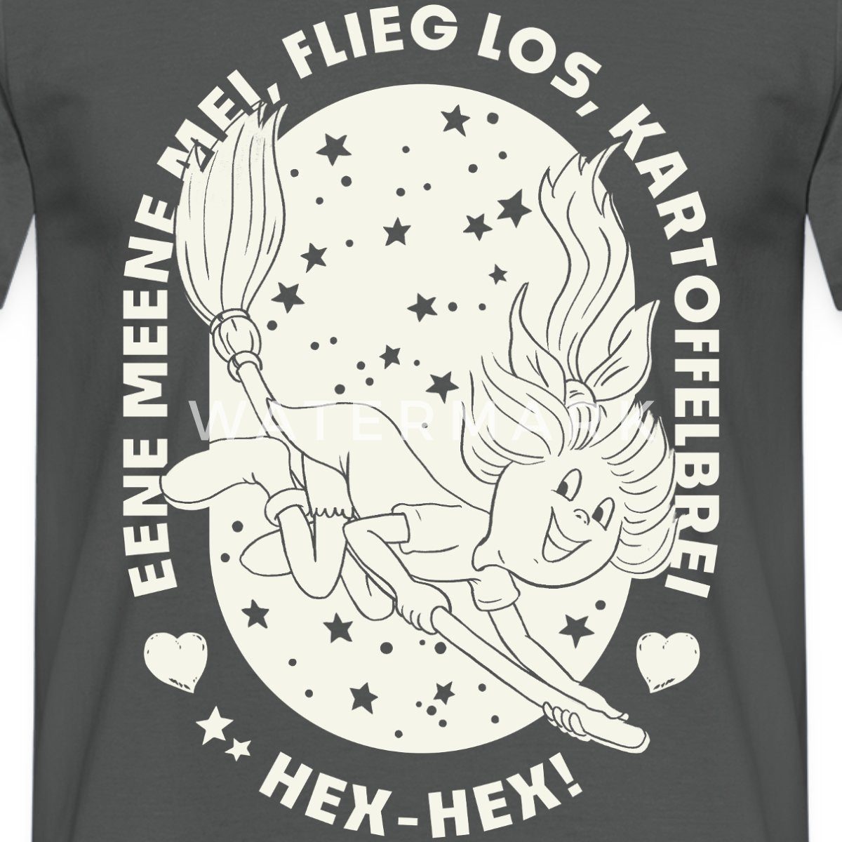 Spreadshirt T-Shirt Bibi Blocksberg Bibi Auf Kartoffelbrei Zauberspruch Männer T-Shirt (1-tlg)