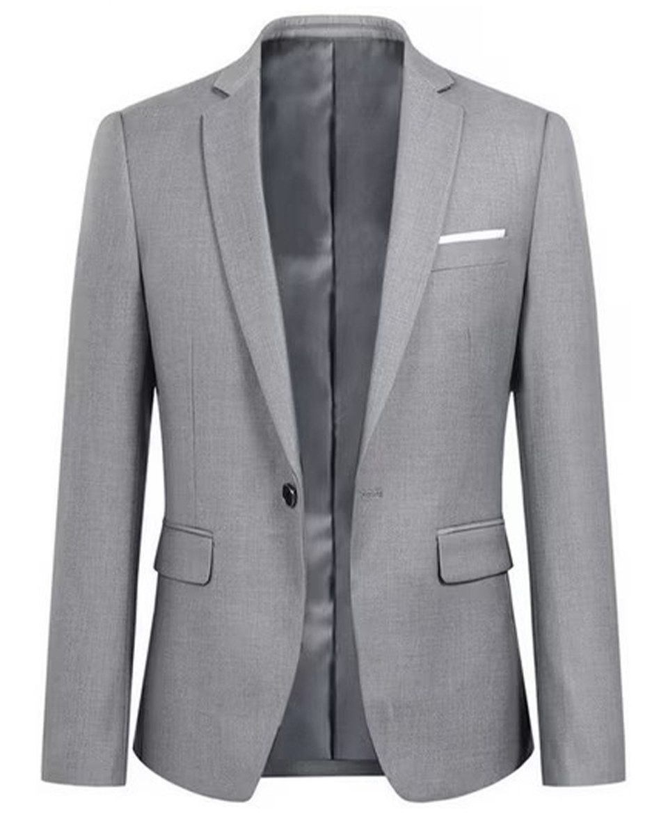 Allthemen Anzug (3 tlg) Herren Slim Fit Anzug Elegantes Anzugset für Busine günstig online kaufen