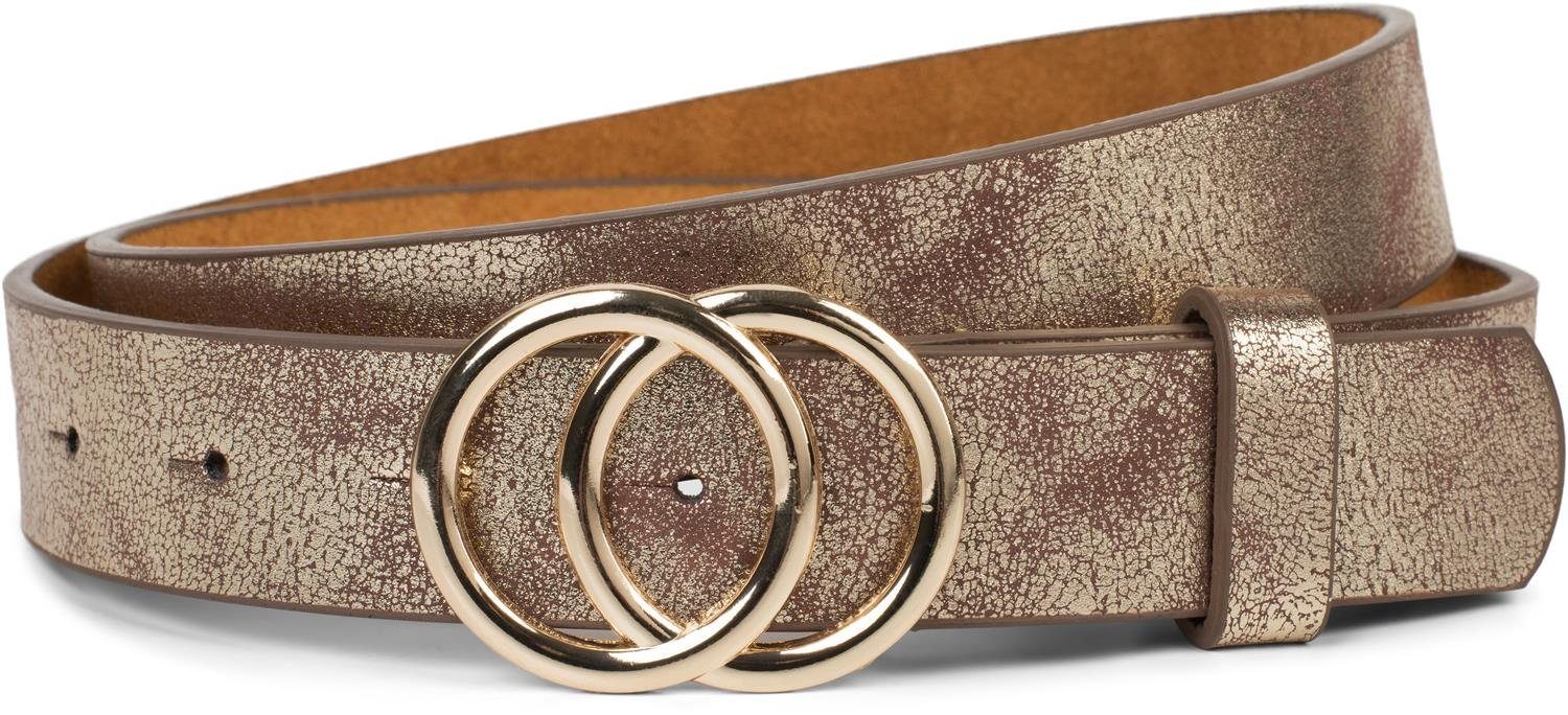 styleBREAKER Synthetikgürtel Gürtel mit Ringschnalle (1-St) günstig online kaufen