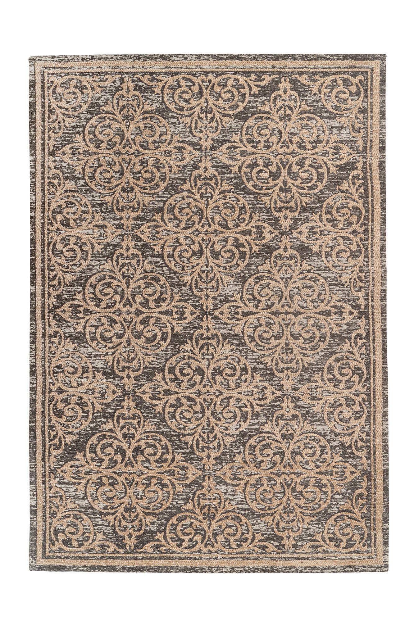 Kayoom Teppich Davis 125, rechteckig, Höhe: 12 mm, edles Design, pflegeleicht, neutrale Farben