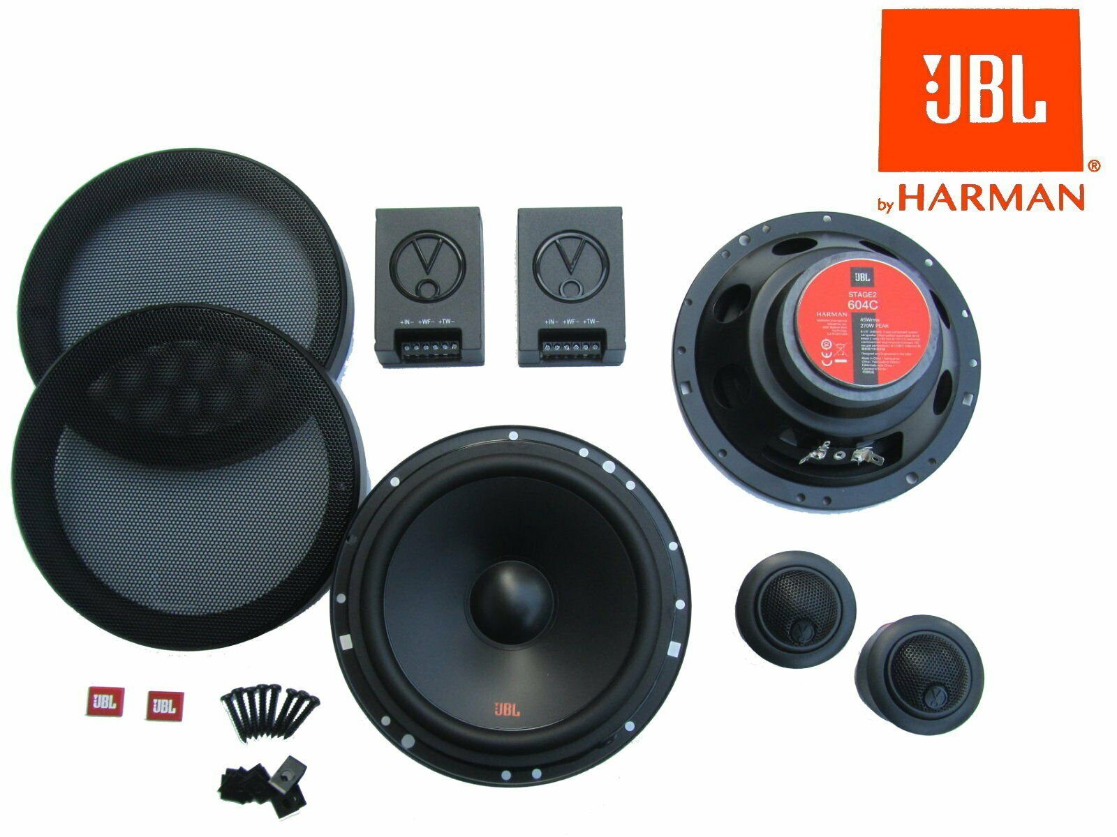 DSX JBL Tür Wa W) (85 für Lautsprecher Set V Bj vorn 09-17 Polo 6R VW Auto-Lautsprecher 510 hinten