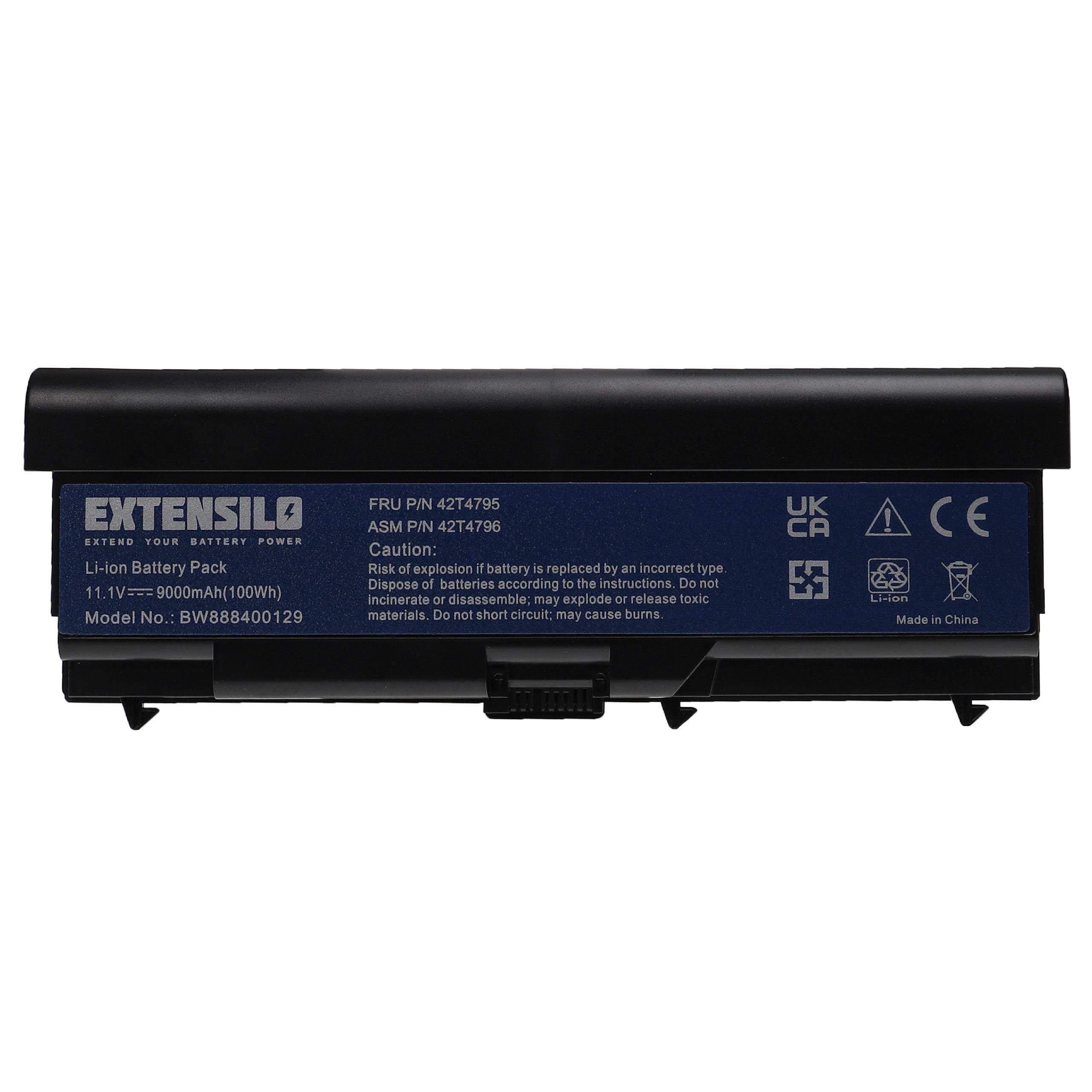 Extensilo passend für Lenovo ThinkPad SL510, SL410 mAh Laptop-Akku SL410k 2874, 2842, 9000 SL510