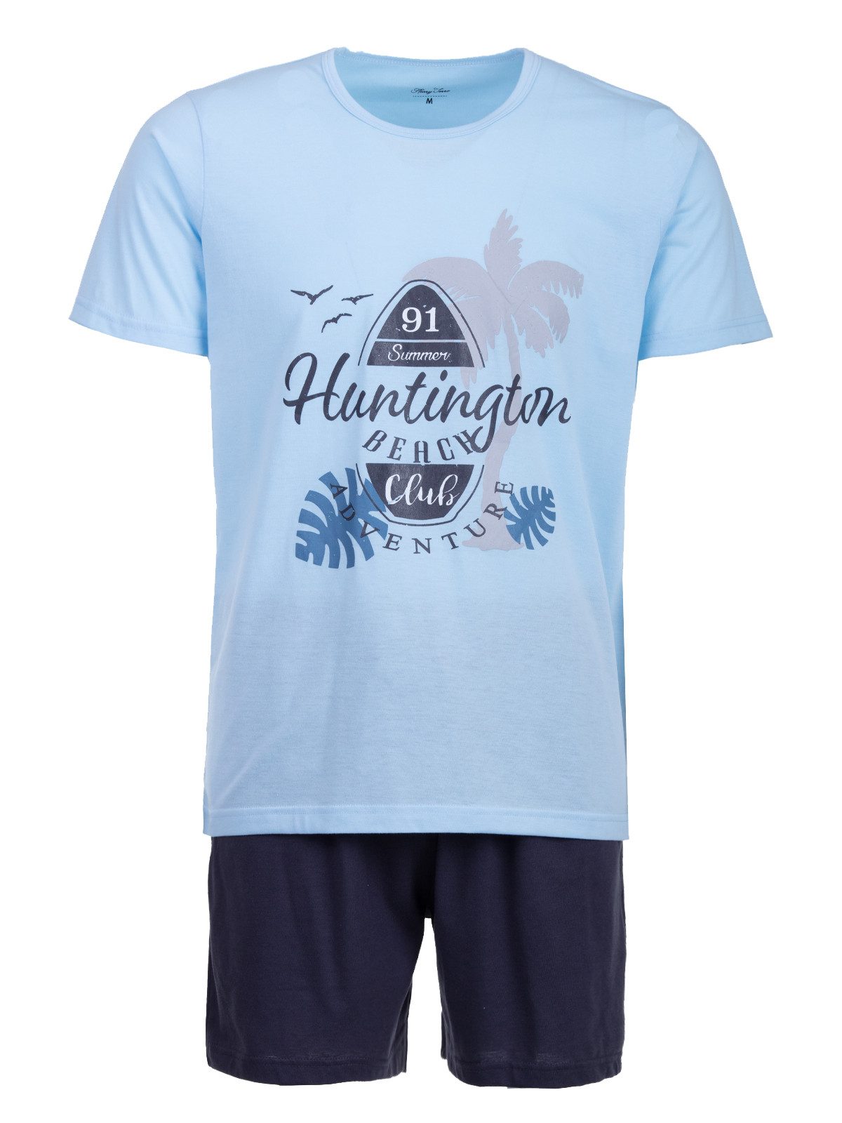 Schlafanzug Pyjama Set Shorty - Beach