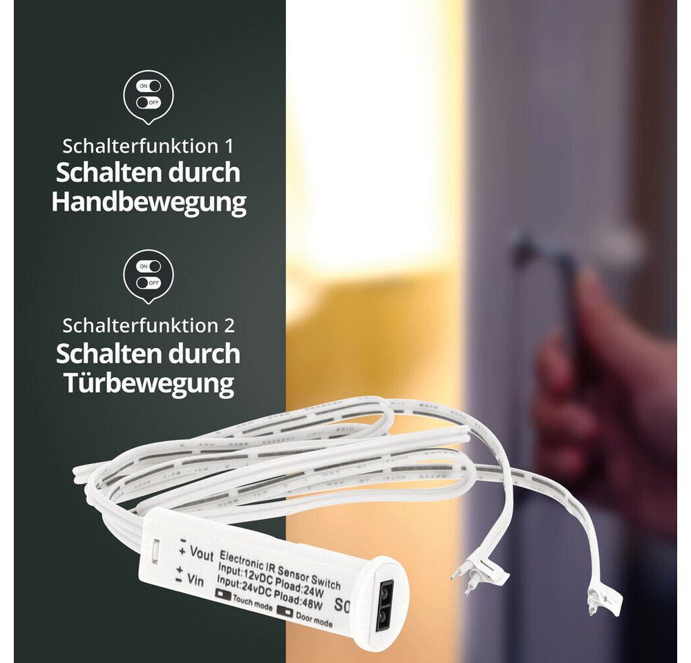 Thumbnail - ChiliTec Bewegungsmelder Bewegungsmelder Einbau, L52mm