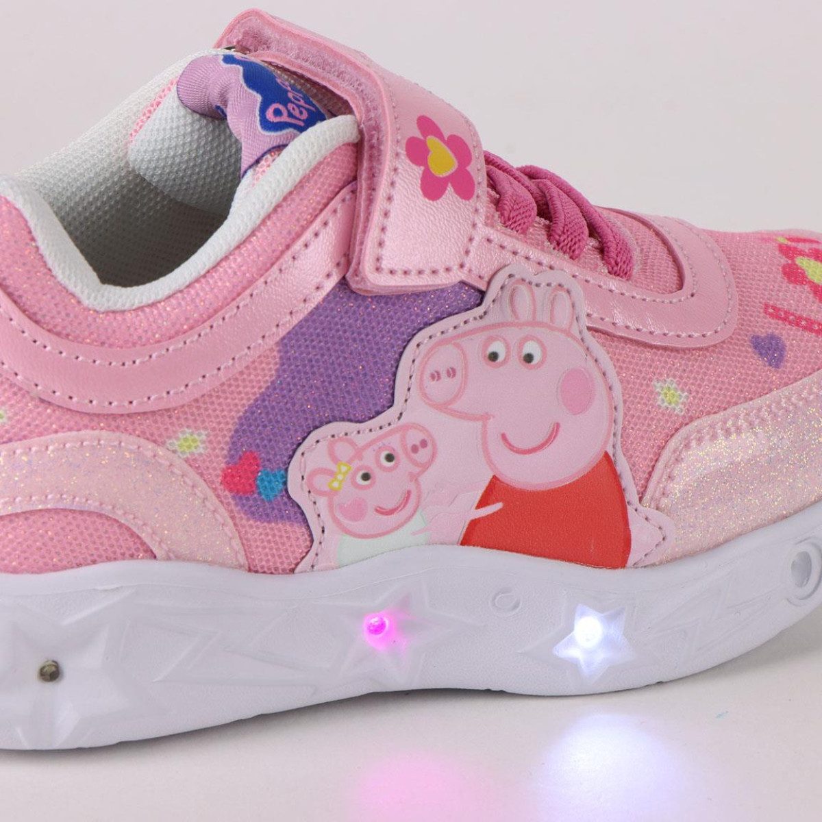 Peppa Pig Kinder Sportschuhe mit Lichteffekt leichte Freizeitschuhe Sneaker – Bild 5 von 5