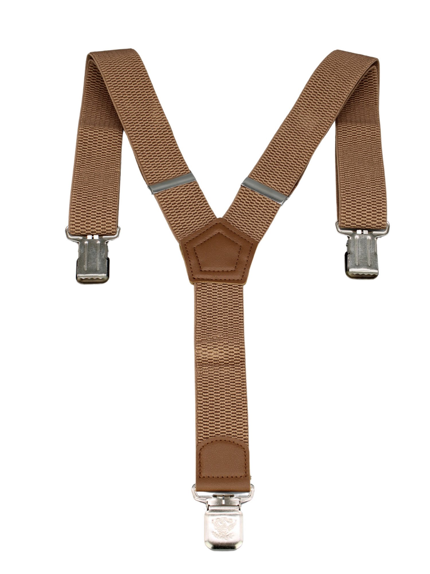 Hosenträger Y-Form – Elastisch & Verstellbar - Breite 4 cm, mit Metallclips