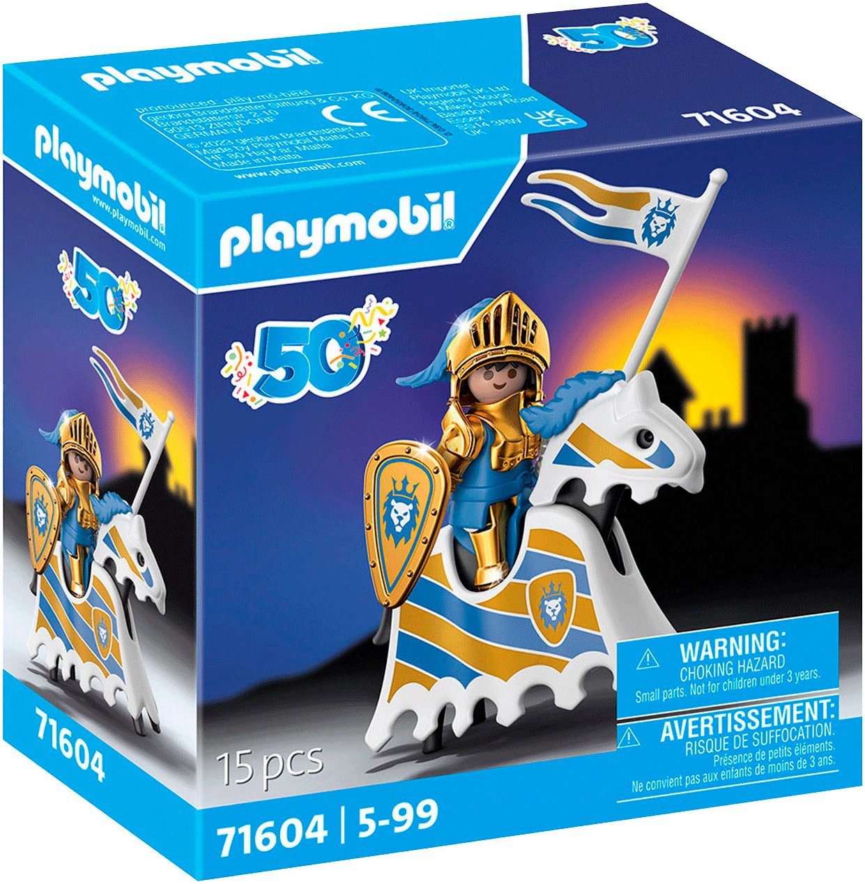 Playmobil® Jubiläums-Ritter (71604), Playmobil Konstruktions-Spielset, (15 günstig online kaufen