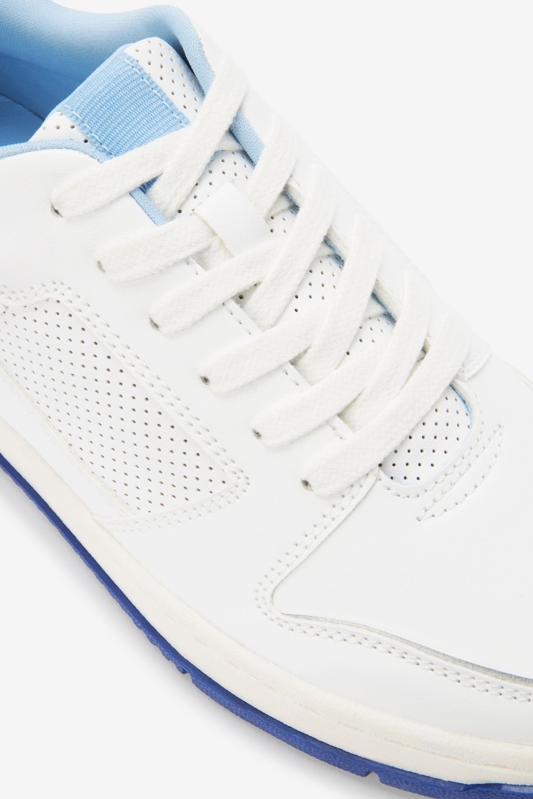 Retro-Schnürsneaker Next White/Blue Forever (1-tlg) Sneaker Comfort®