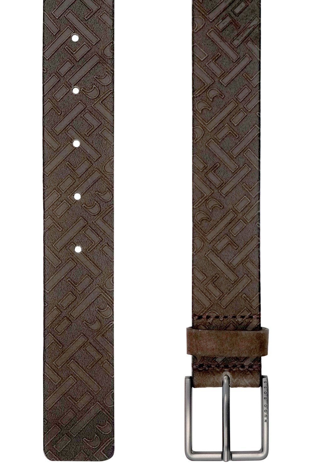 BOSS Ledergürtel Herren-Leder Braun Ther günstig online kaufen