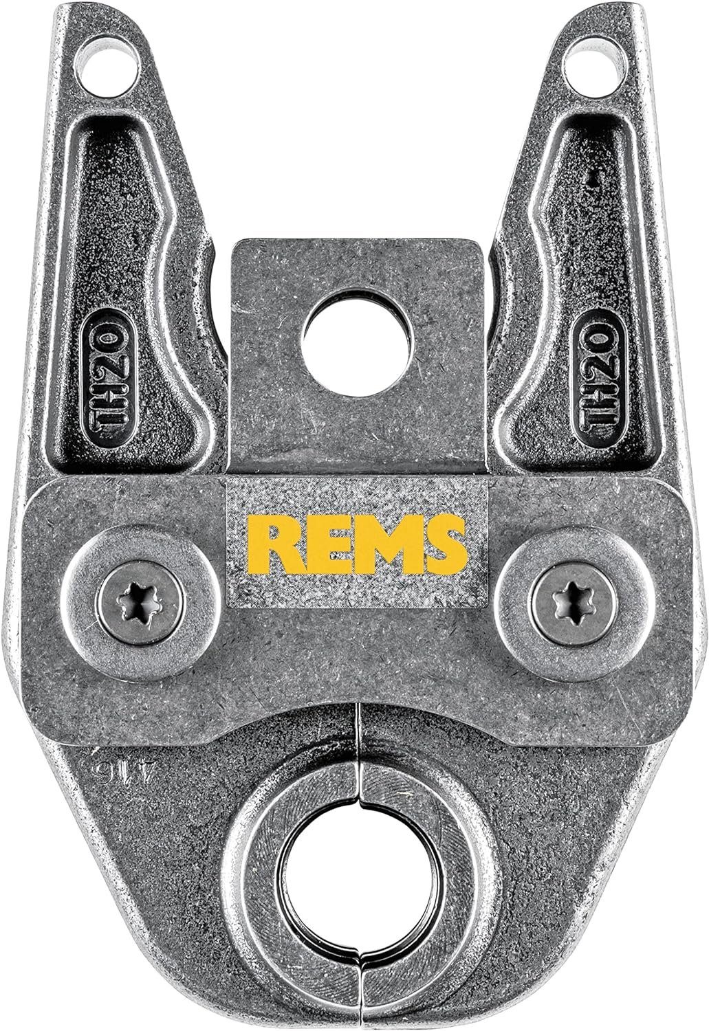 Rems Elektro-Installationszange Rems Presszange TH 20 2 schwenkbaren Monoblock-Pressbacken für