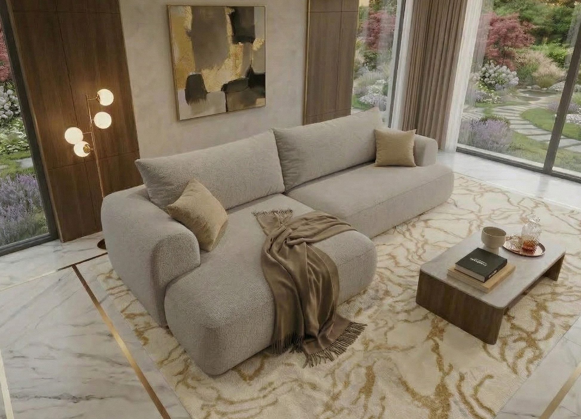 B&B Home Big-Sofa Sofa Vitton mit Schlaffunktion L-Form mit Bettkasten, L-Form Couch rechts oder links