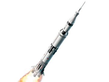 LEGO® Konstruktionsspielsteine LEGO® Ideas - Nasa Apollo - Saturn V (2020), (Set, 1969 St)