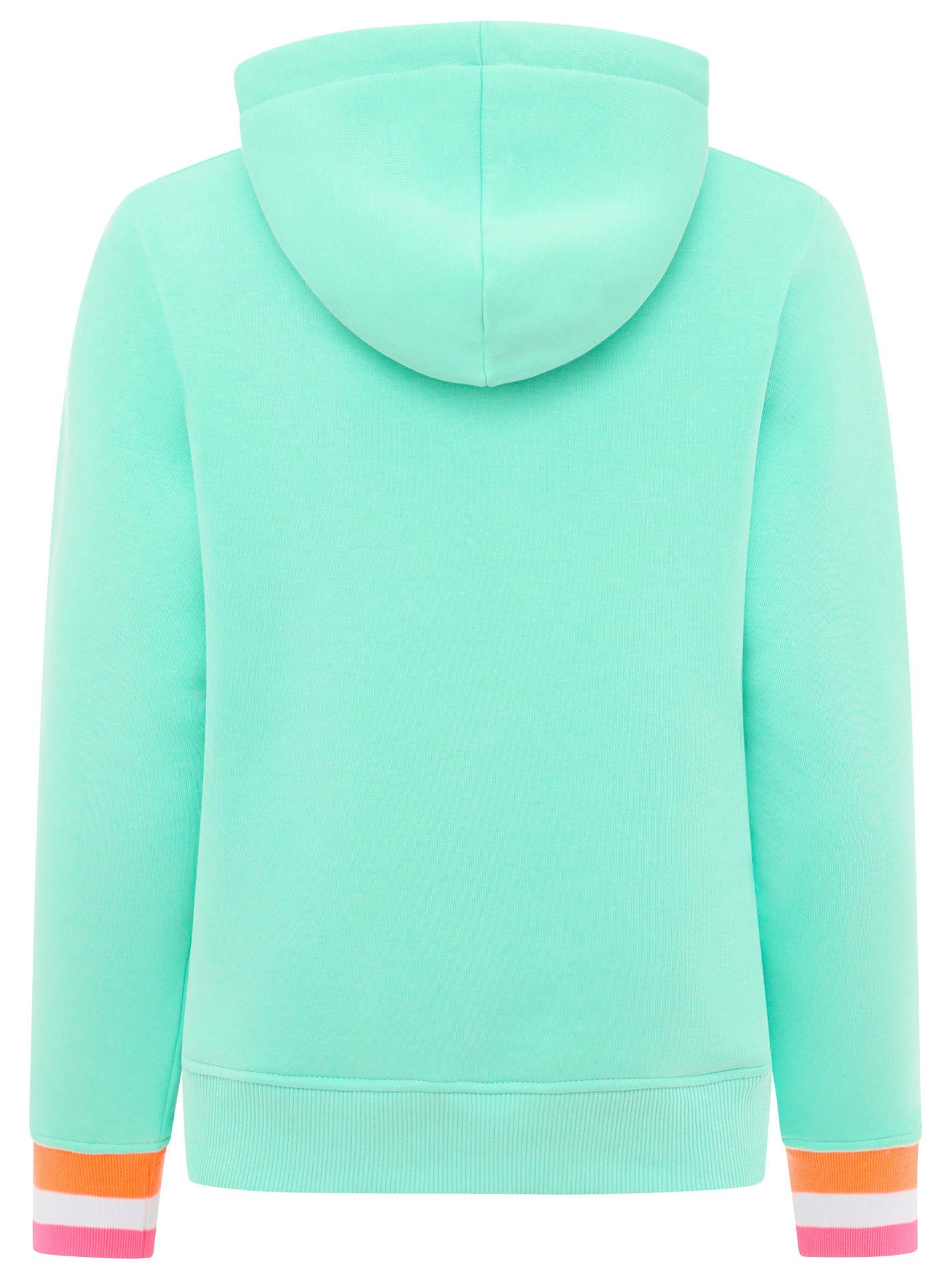 Zwillingsherz Hoodie "Rahel" Kontrastbündchen, Kängurutasche, Langarm, Kapuze, Kordelzug – Bild 4 von 5