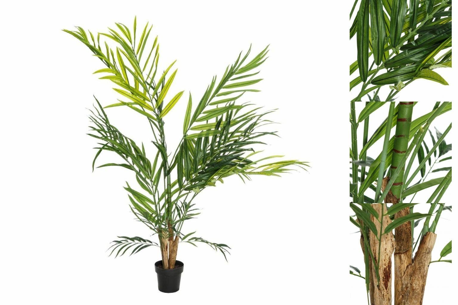 Dekorationspflanze 25 cm 200 Künstliche Bigbuy, Pflanze, Zimmerpflanze grün cm PVC Bambus Höhe Künstliche