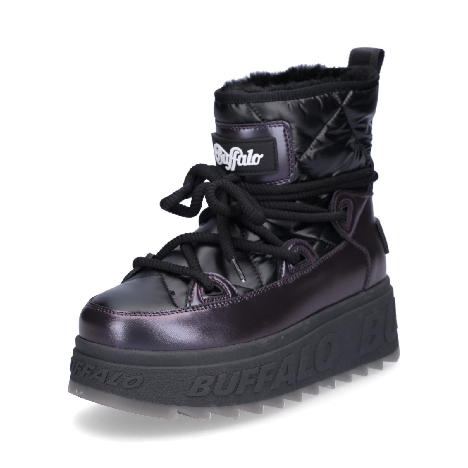 Buffalo Buffalo Damen Moonboot Eliza Snow schwarz Ankleboots günstig online kaufen