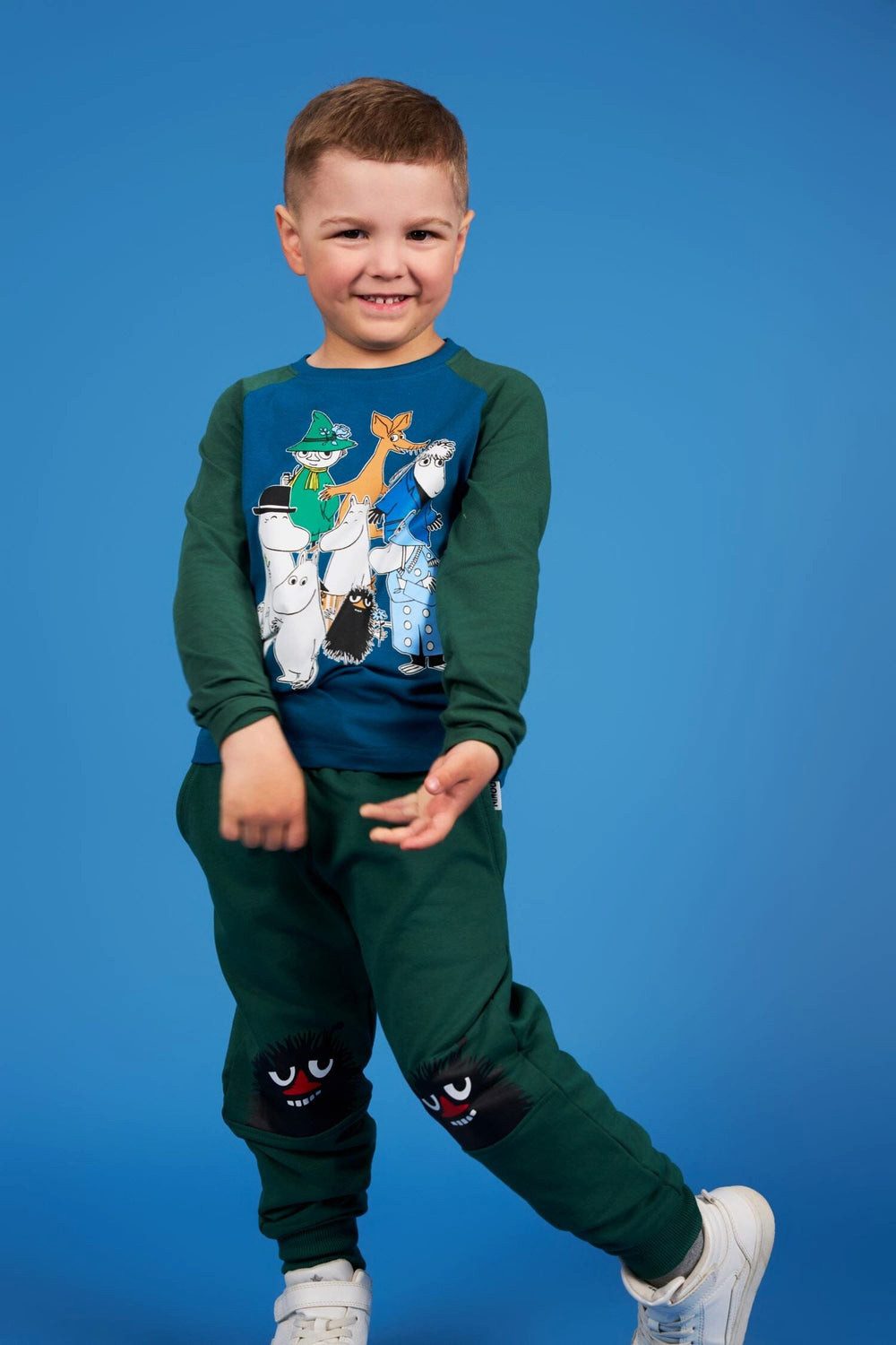 Moomin by Martinex Langarmshirt Martinex Moomin Langarmshirt „Class Picture“ blau © Moomin Characters