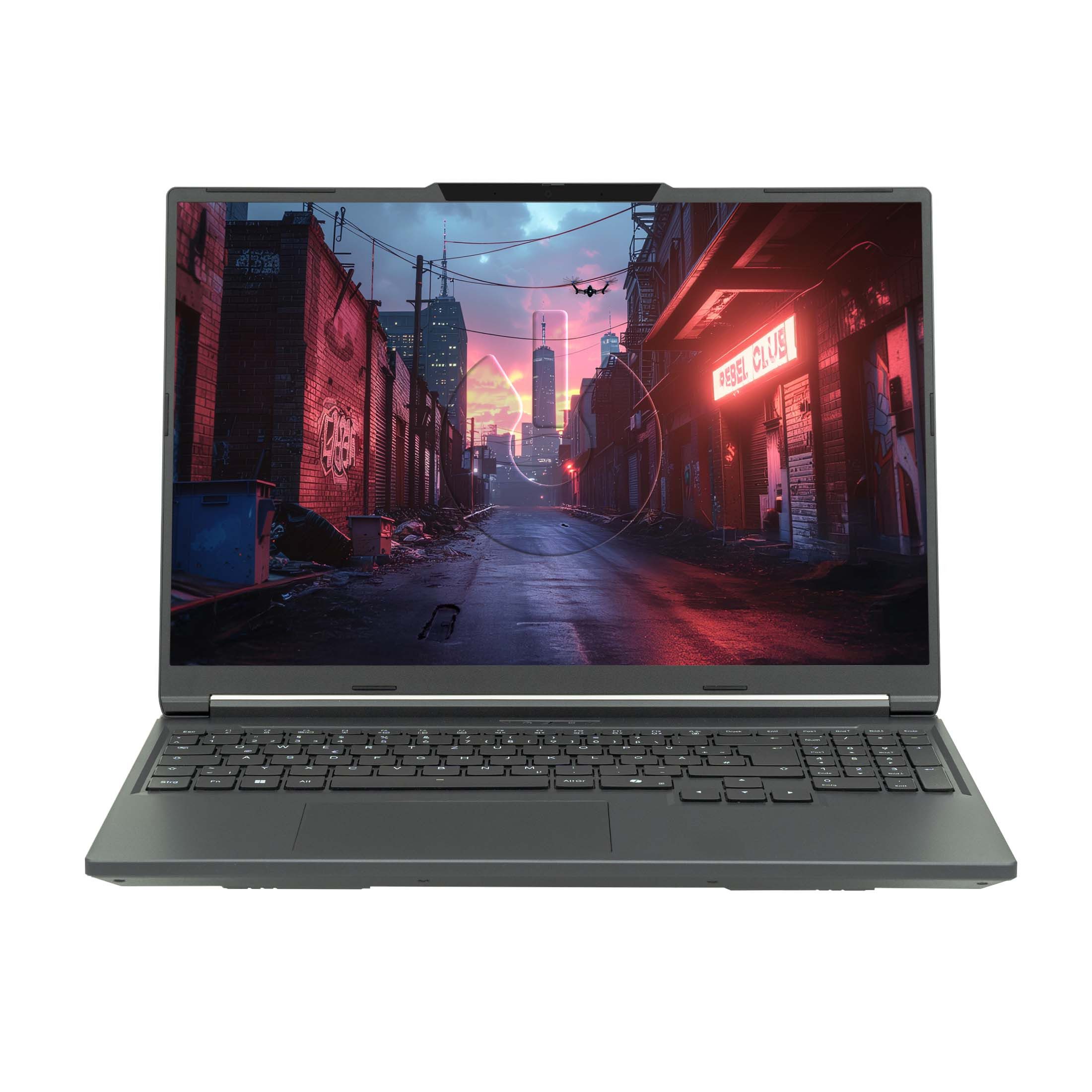 JodaBook G16 Rebel - 16" WQXGA - Intel Core i5 13500HX - GeForce RTX 5050 Gaming-Notebook (Intel® Core™ i5 13500HX, GeForce RTX™ 5050, 500 GB SSD, mit Notebooktasche)