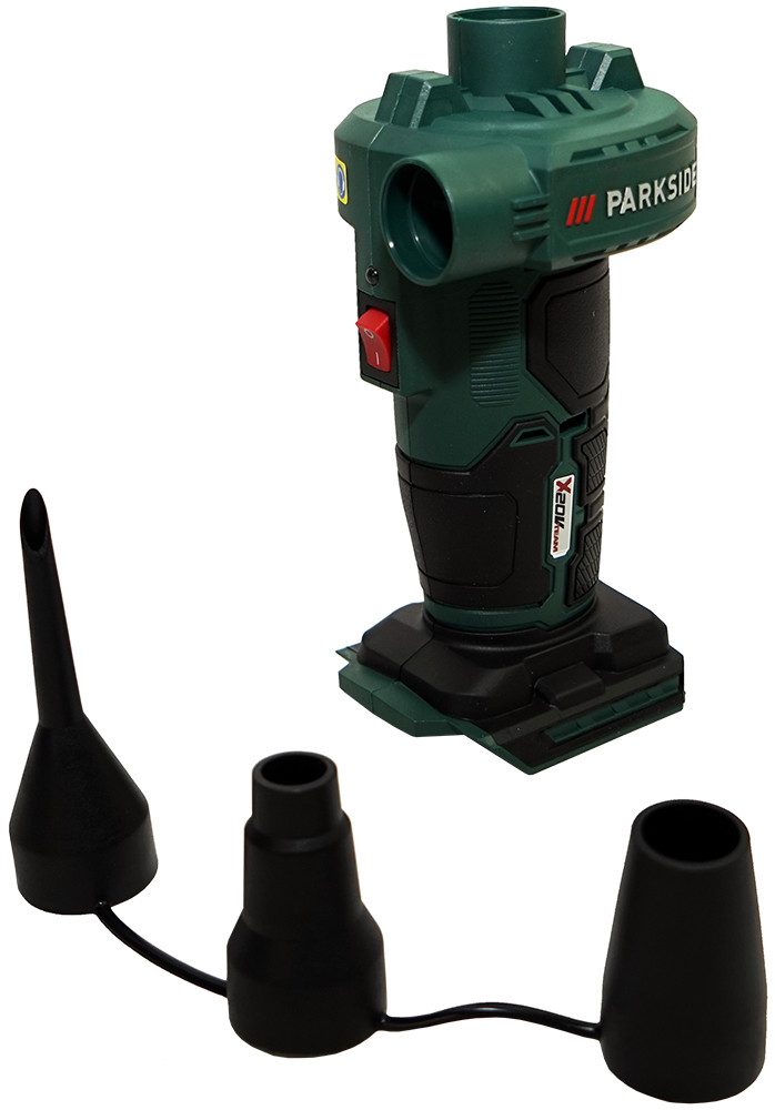 Parkside Akku-Luftpumpe 20V Akku Kompressor Luftpumpe PALP 20-Li (ohne Akku), Auch zum Luftabsaugen geeignet