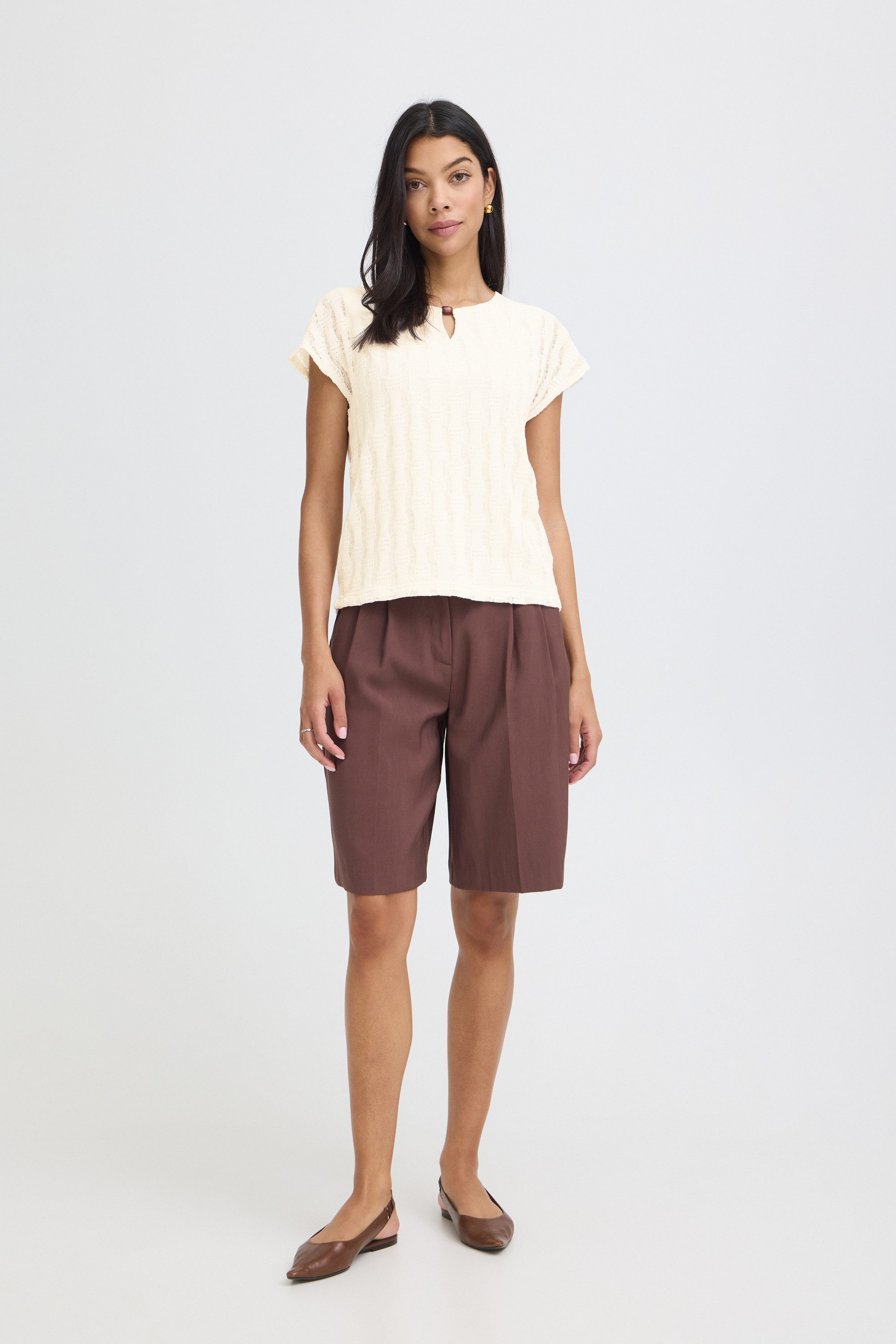 b.young T-Shirt Kurzarm-Bluse BYSYS