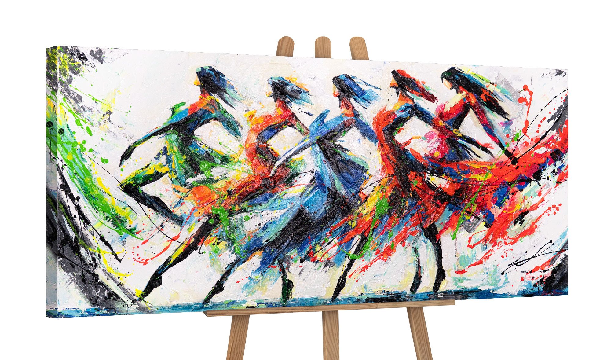 YS-Art Gemälde Wandbild, Menschen, Leute, Personen, günstig online kaufen