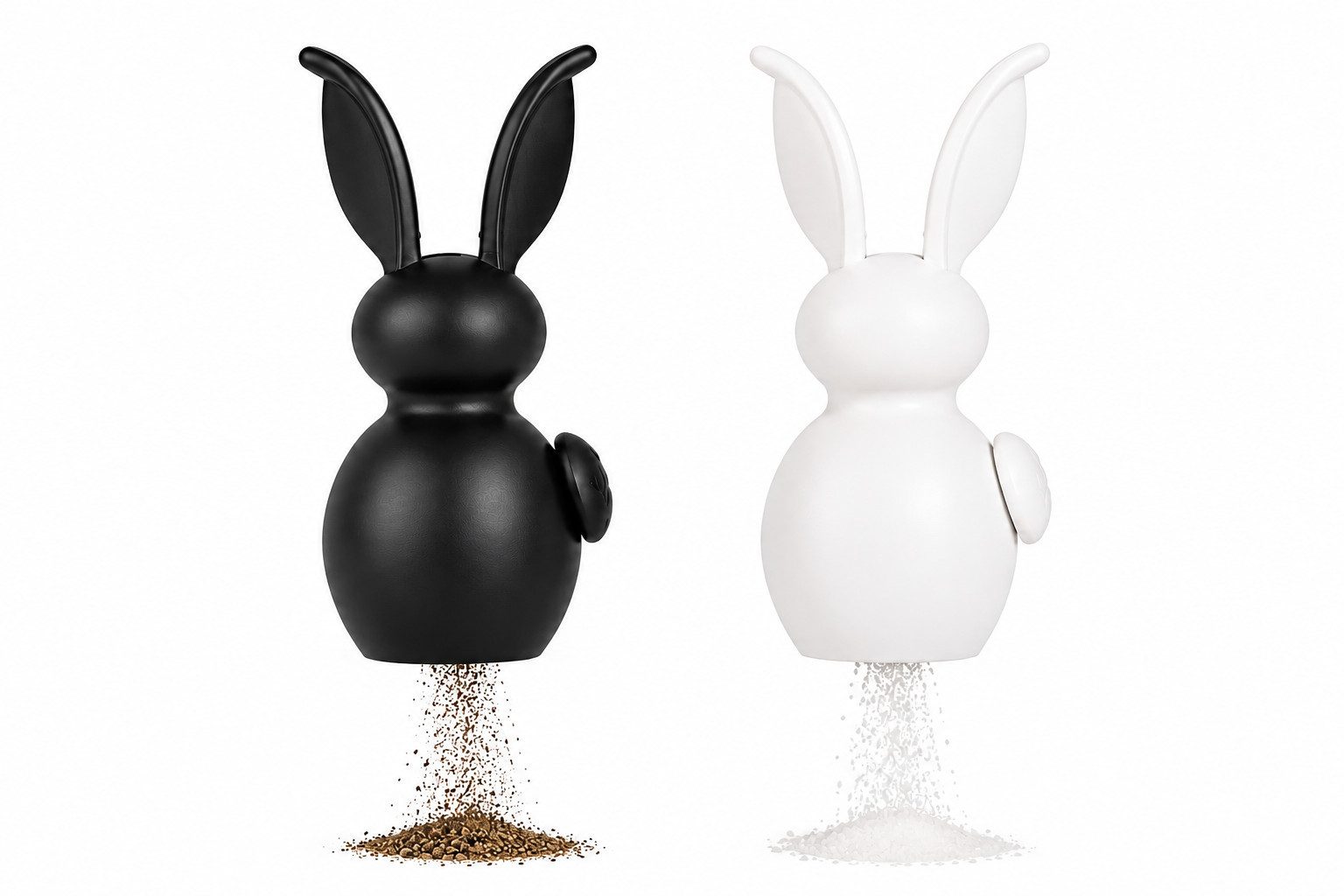 chef'n Salz-/Pfeffermühle 2er Set Chef'n G`Rabbit Junior Salz und Pfeffermühle Set Mini-Magnetic manuell