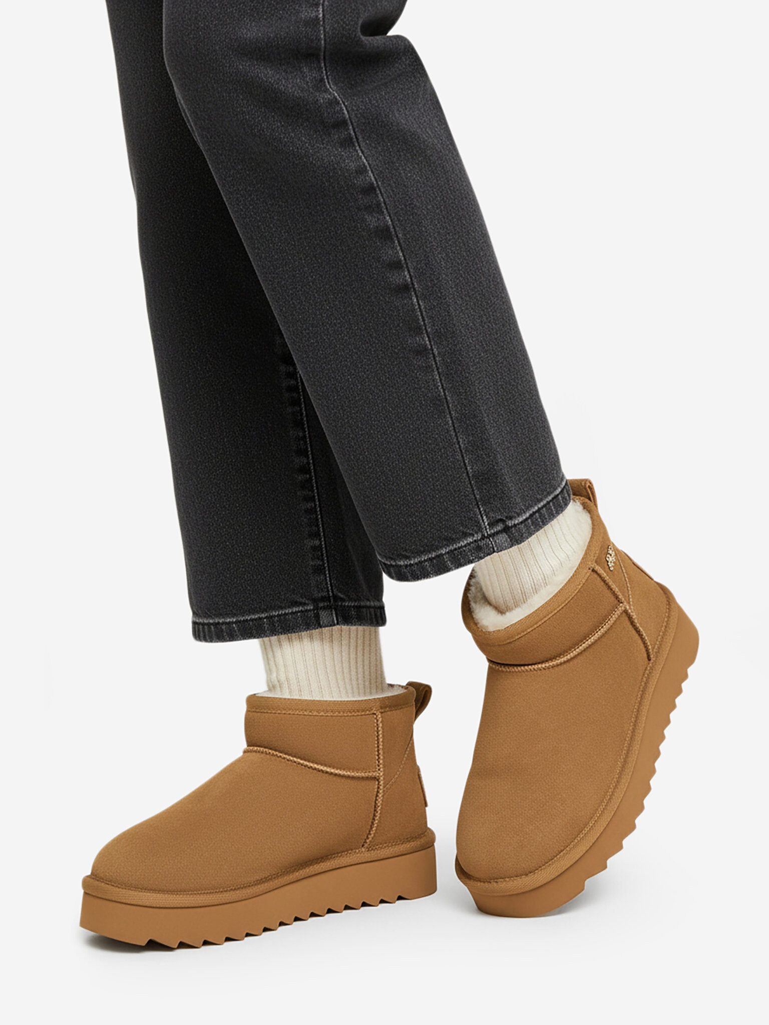 Nine West Nine West Damen Schneestiefel Braun NINE WEST-CEO-MENA-01 Camel Winterstiefel