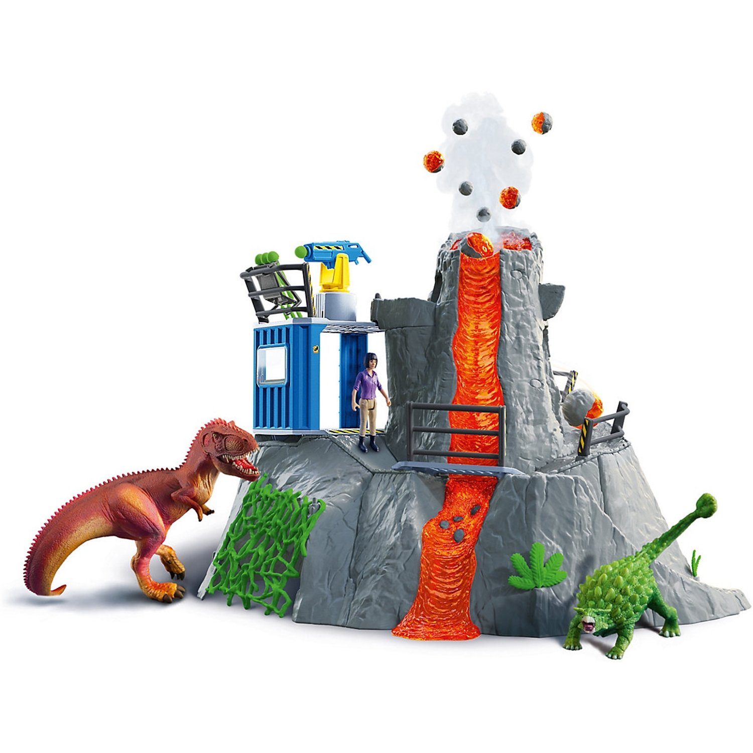 Schleich® Spielwelt 42564 Große Vulkan Expedition