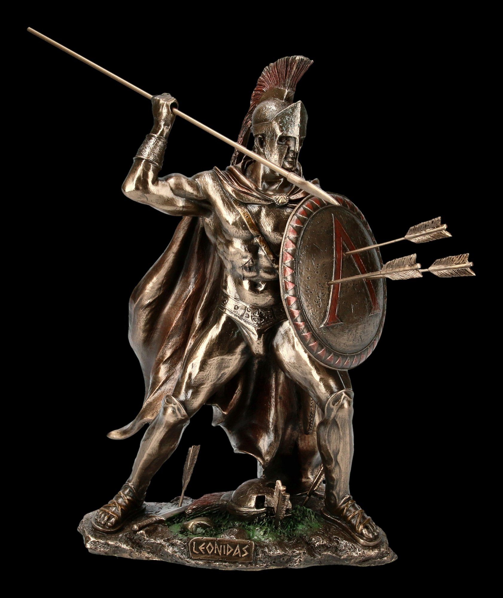 - Spartanischer Dekofigur - Leonidas Figuren Krieger Helden - GmbH Shop Veronese Deko I. Figur