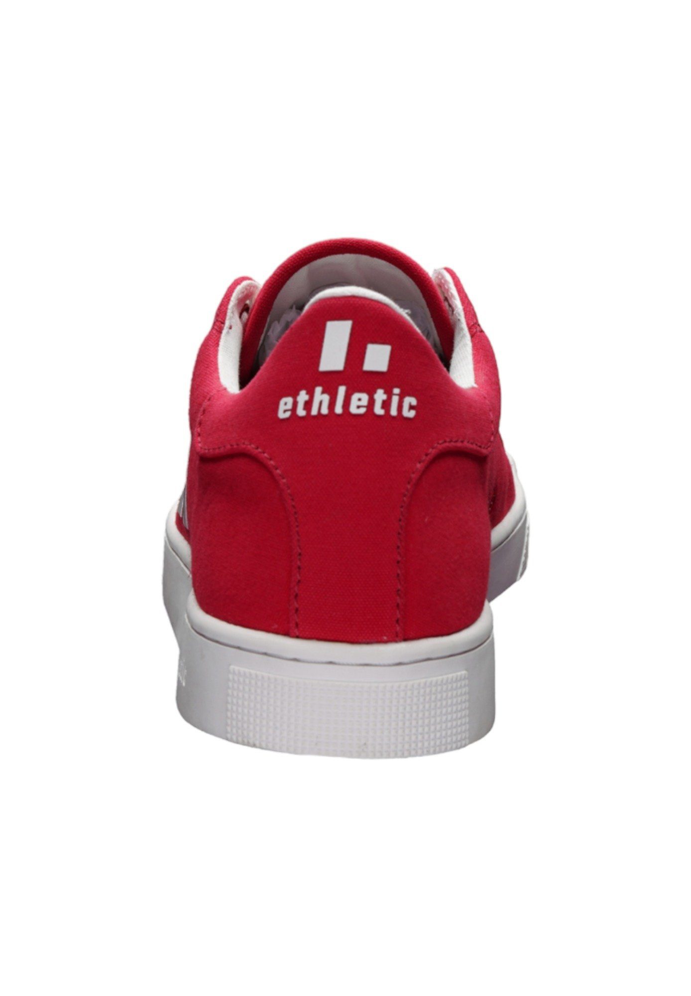 ETHLETIC White Red Lo - Produkt Cranberry Cut Just Sneaker Active Fairtrade