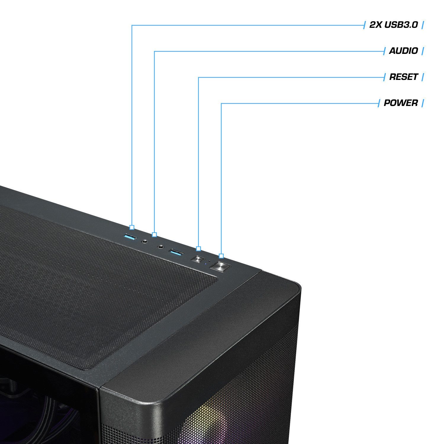 Kiebel Tricera 12 Gaming-PC (Intel Core i9 Intel Core i9-12900KF, RTX 5080, 32 GB RAM, 1000 GB SSD, Wasserkühlung, ARGB-Beleuchtung, WLAN)