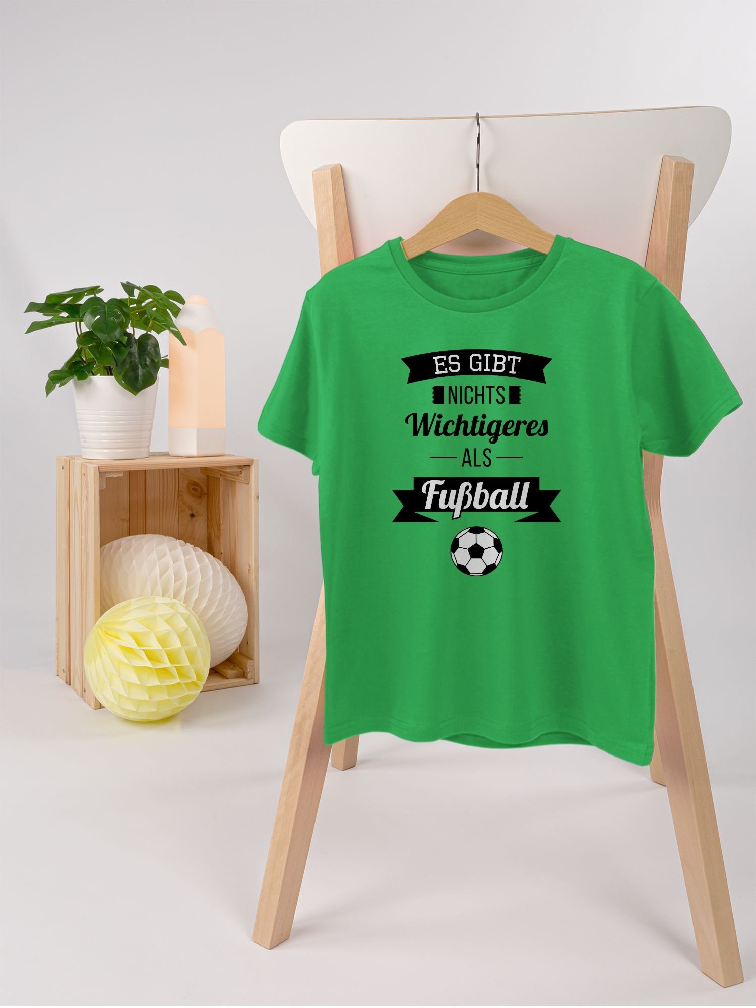 Kleidung Shirtracer nichts Grün Kinder gibt Es Wichtigeres 1 T-Shirt Fußball als Sport