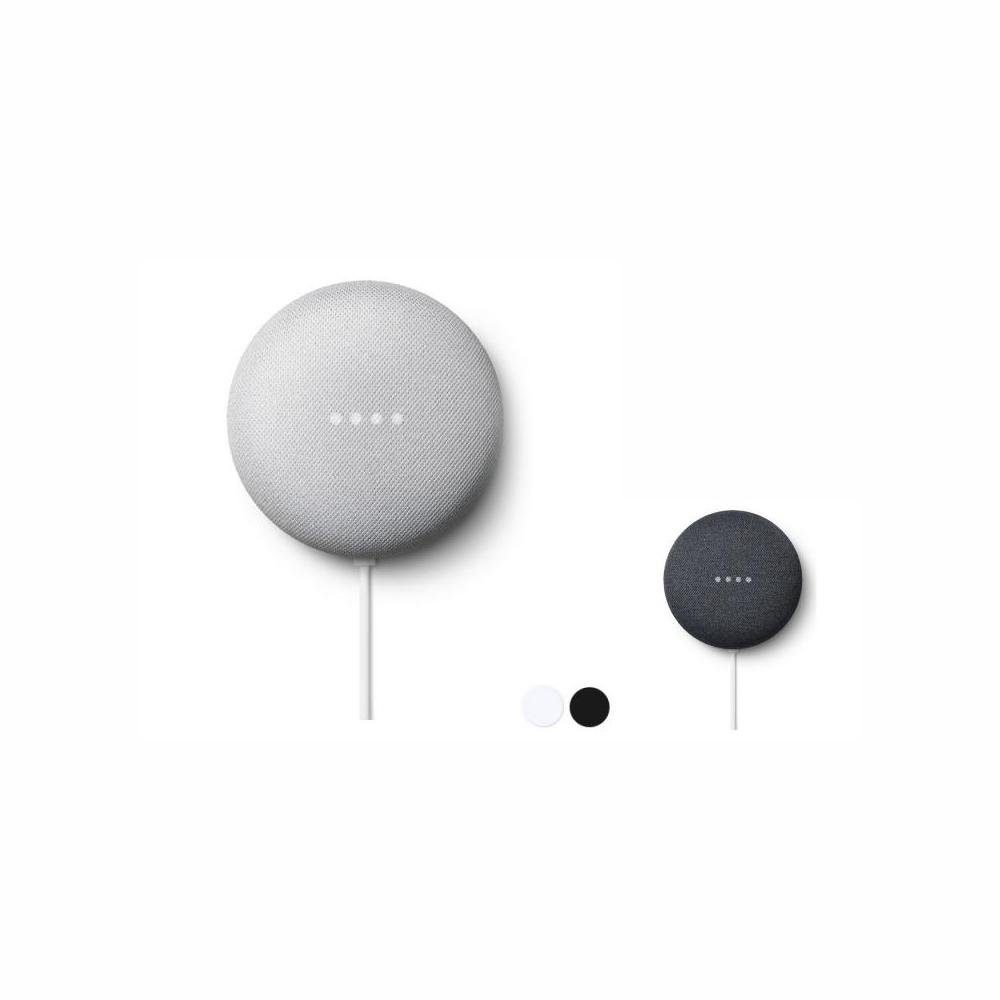 Grau Google Smart Speaker mit Assistant Nest Mini Lautsprecher