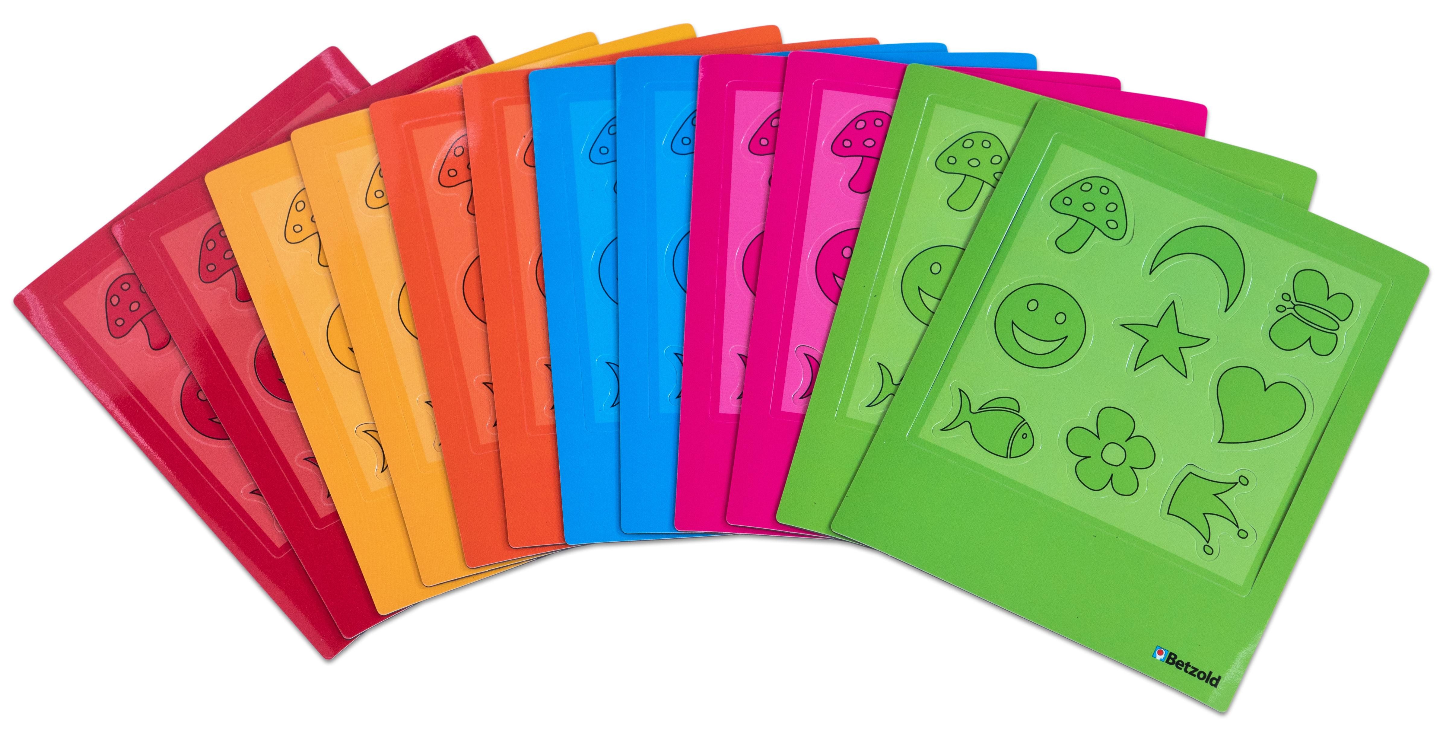 Betzold Magnet magnetische Bilderrahmen, 12 Stück mit Motivmagneten