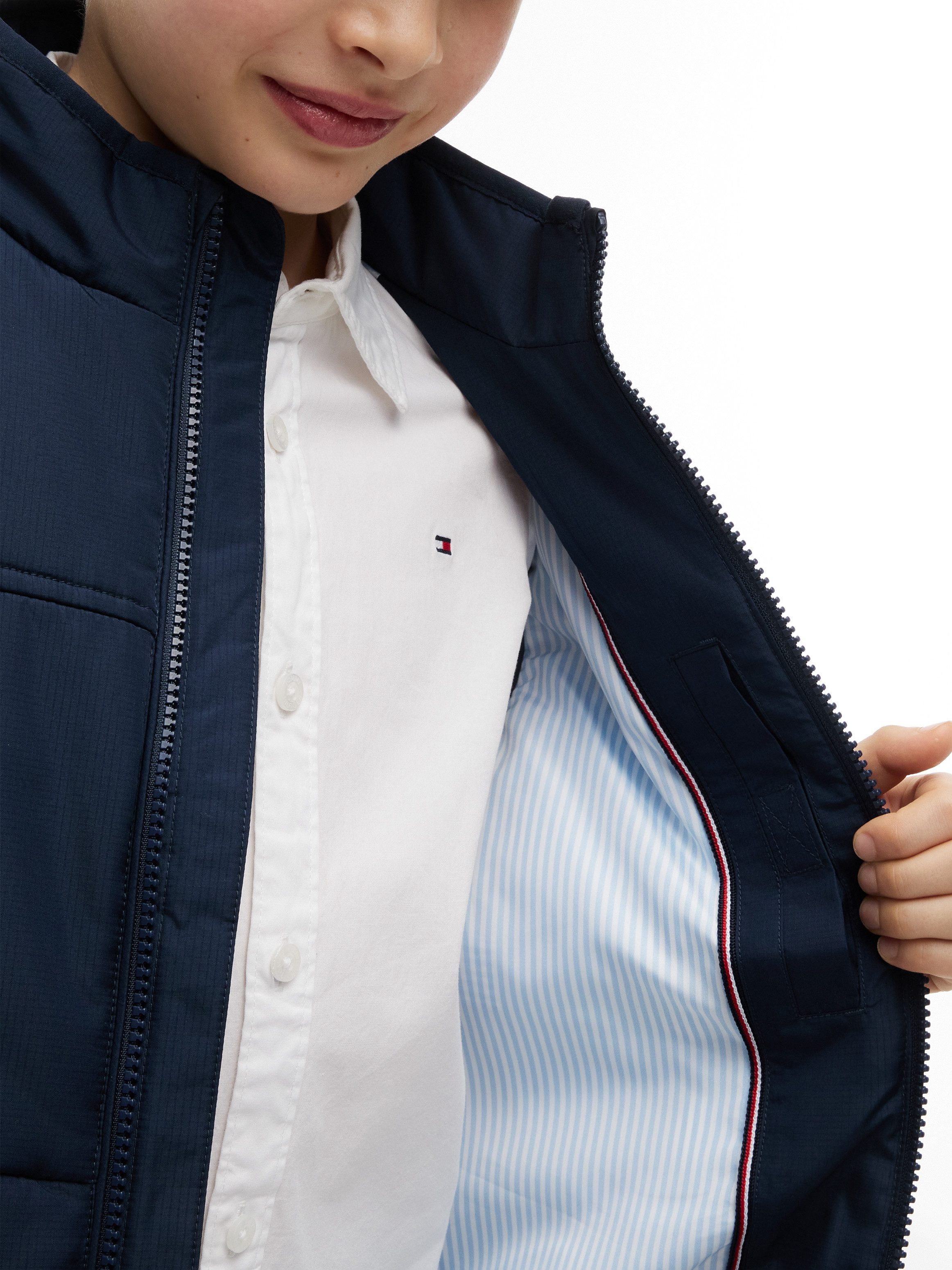 Tommy Hilfiger Steppweste Kinder bis 16 Jahre, Druck – Bild 3 von 5