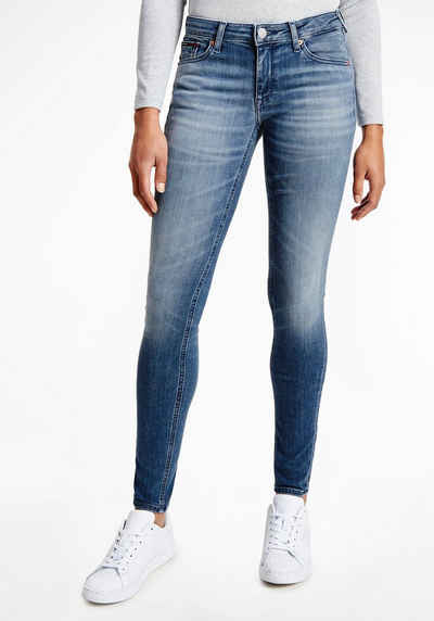 Tommy Jeans Skinny-fit-Jeans »SOPHIE LR SKNY CE155« mit Faded-out Effekten & Tommy Jeans Logo-Badge