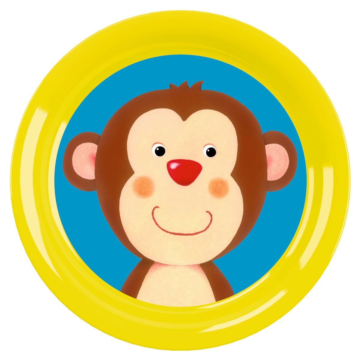 COPPENRATH DIE SPIEGELBURG Kindergeschirr-Set Coppenrath 18144 - Die Spiegelburg - Freche Rasselbande - Teller Affe