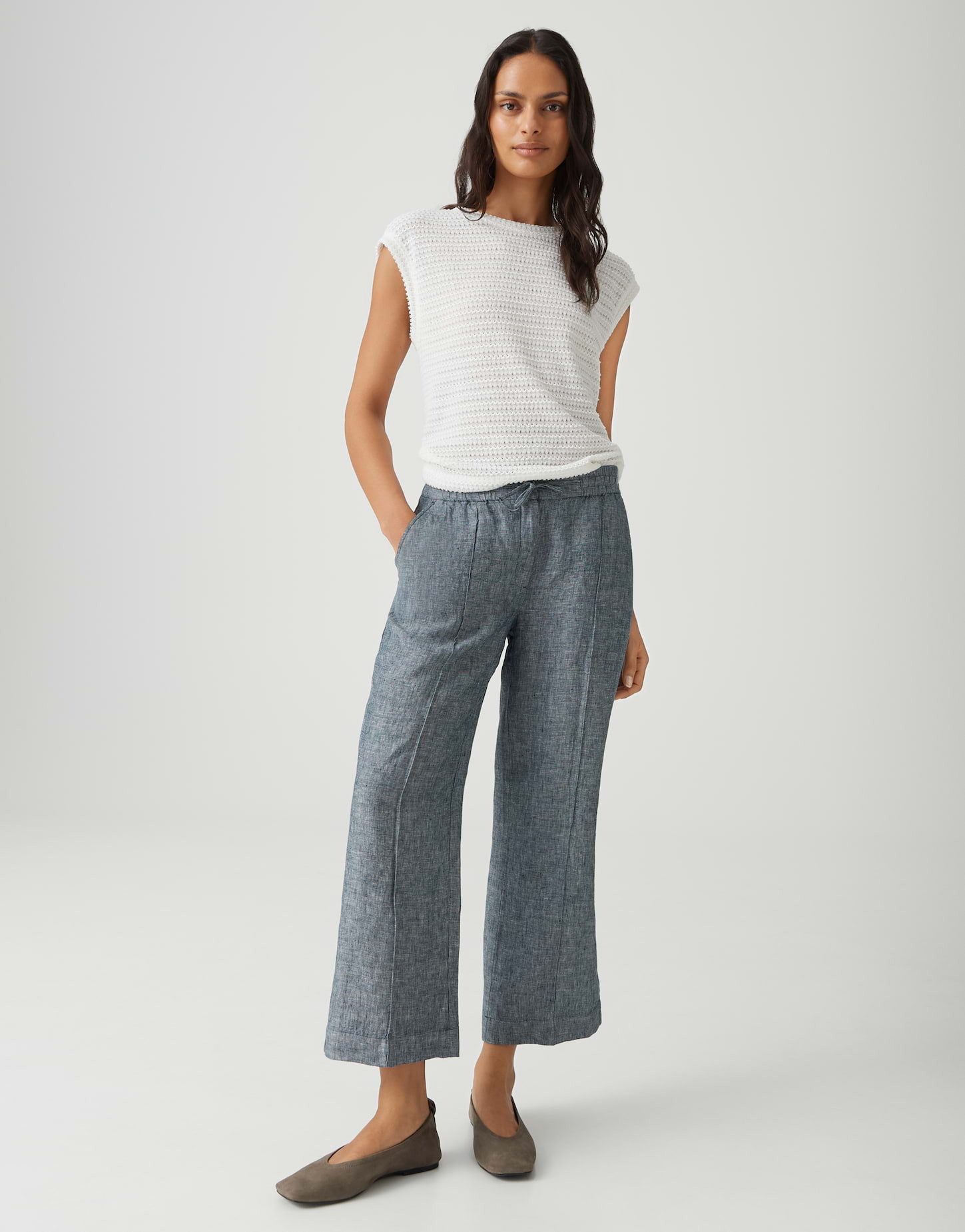 OPUS Leinenhose MAIKITO LINEN Relaxed aus reinem Leinen