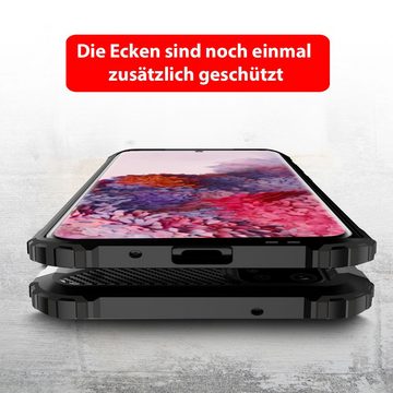 FITSU Handyhülle Outdoor Hülle für Galaxy S20 Silber 6,2 Zoll, Robuste Handyhülle Outdoor Case stabile Schutzhülle mit Eckenschutz