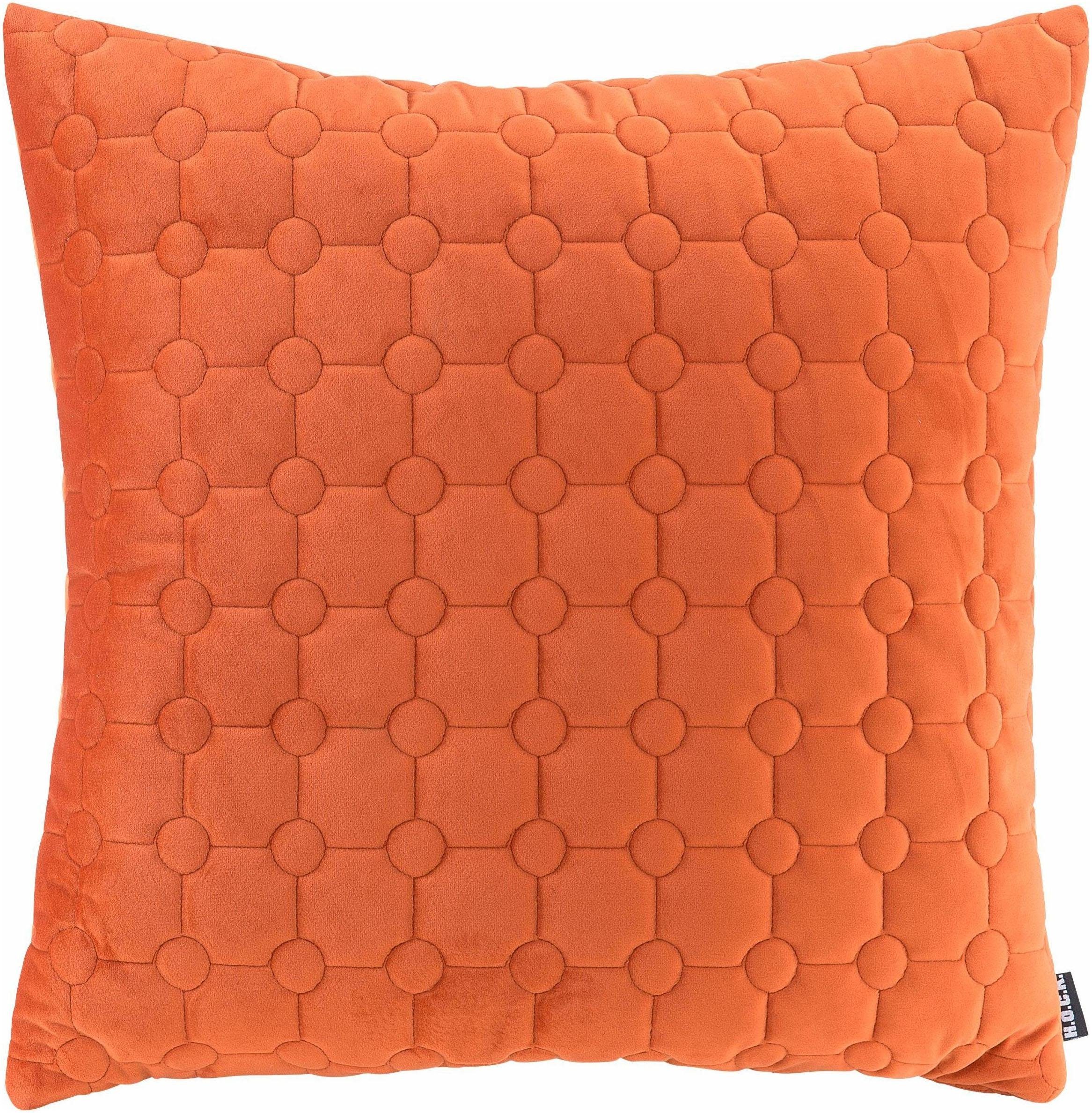 H.O.C.K. Dekokissen Soft Nobile, mit gesteppten Mustern, Kissenhülle mit Füllung, 1 Stück. € 37,99