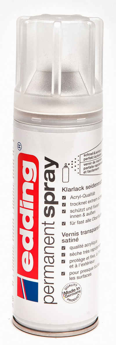 edding Bastelkleber »Klarlack-Spray 5200 permanent spray«, 200 ml
