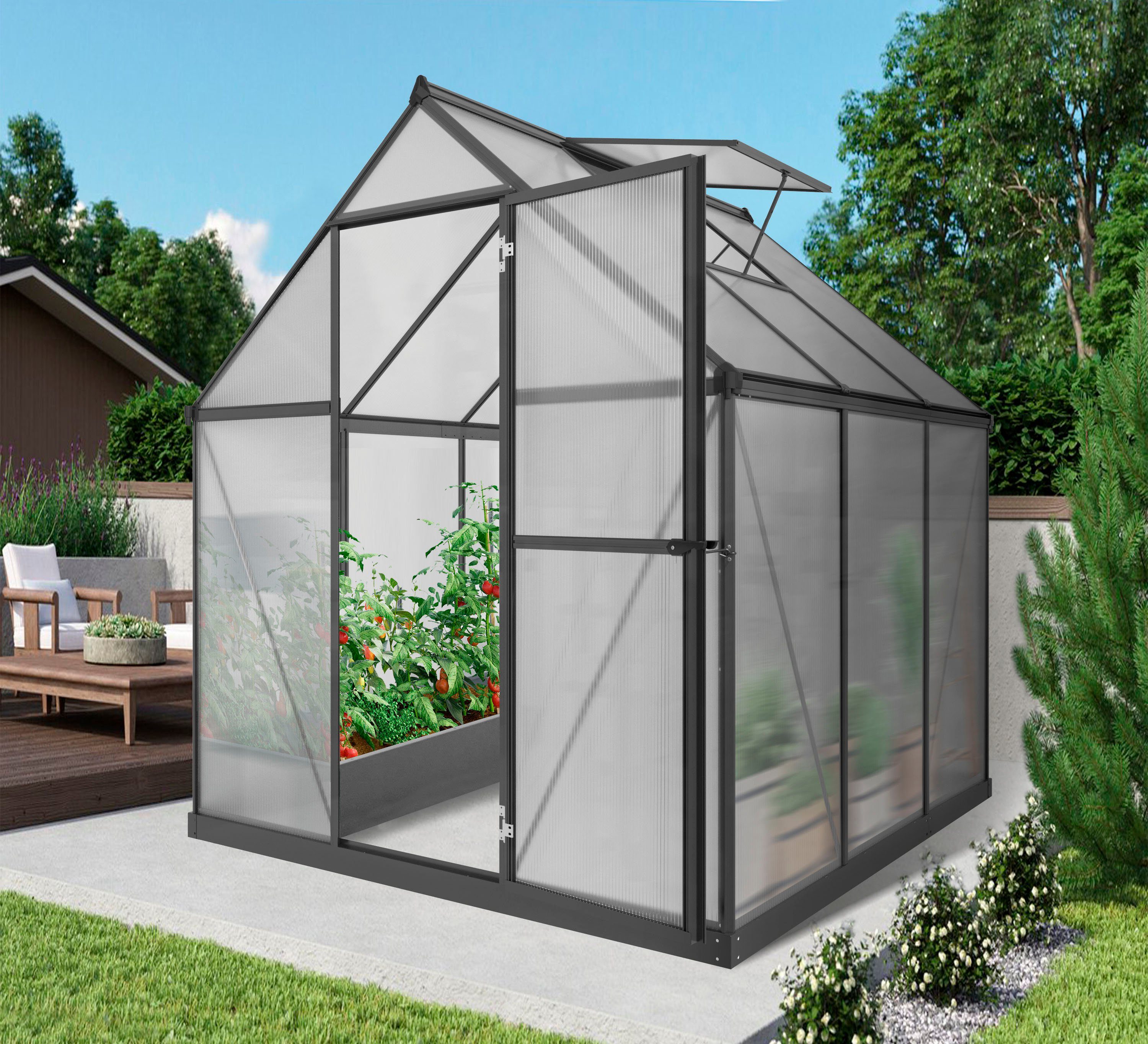 KONIFERA Gewächshaus, BxTxH: 182 x 185 günstig online kaufen