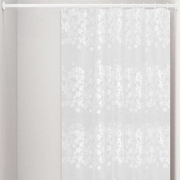 Dedom Duschvorhang Duschvorhänge,Duschwände,Trennvorhänge,wasserdicht,weiß Breite 180 cm, Seidiger Stoff,Widerstandsfäule