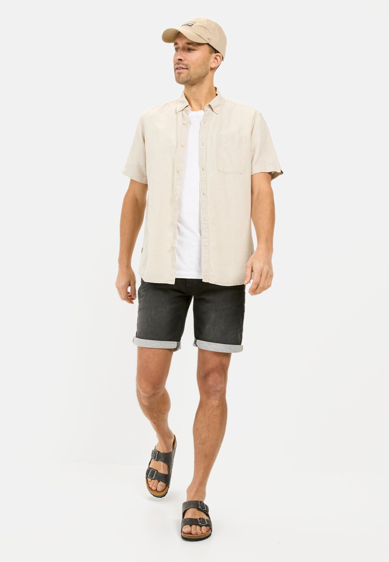 camel active Shorts mit Umschlagsaum