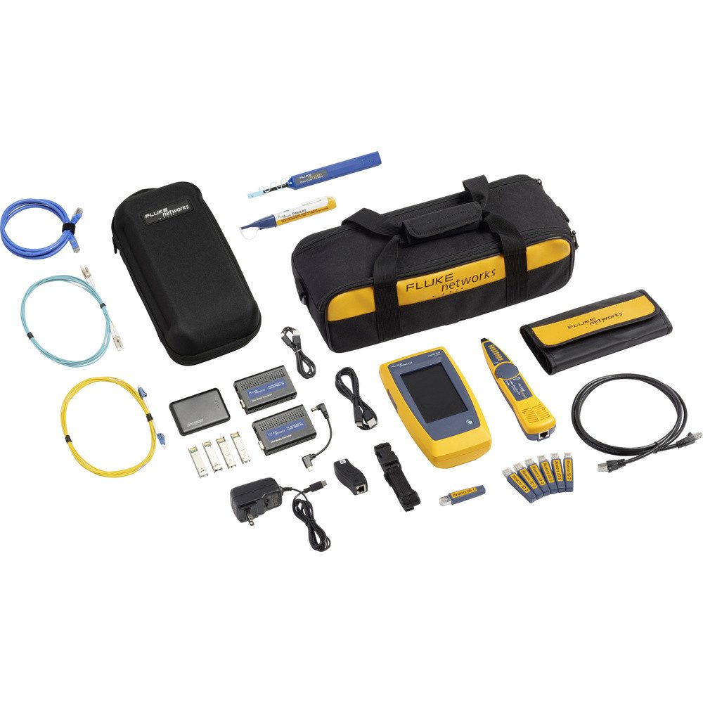Crimpzange Fluke Networks LIQ-DUO-KIT-FMC-H6EU Glasfaser-Medienkonverter Passend