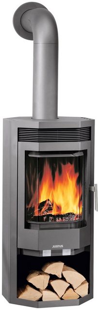 Kaminofen Usedom 7, Stahl, 7 kW, ext. Verbrennungsluftzufuhr, Holzfach
