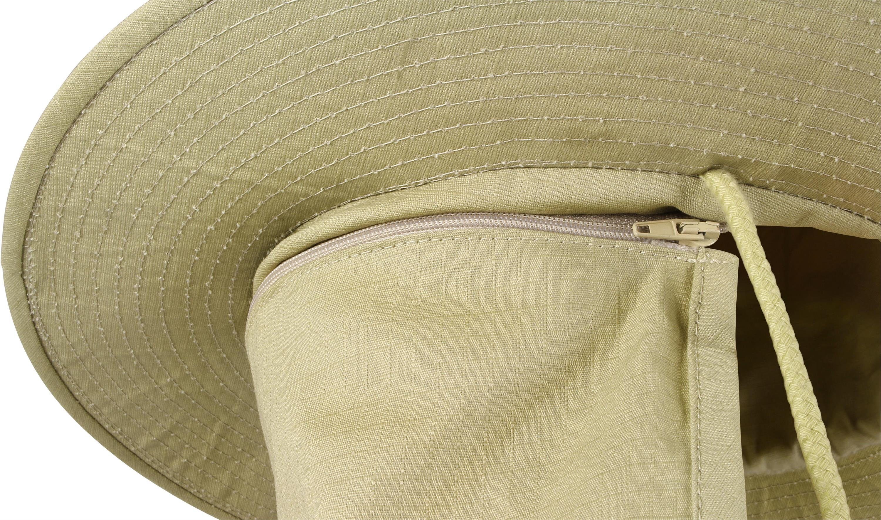 normani Nackenschutz Sonnenhut Sonnenhut Hat mit Khaki Outdoorhut Outdoorhut Boonie Junglescout Sommermütze abnehmbarem